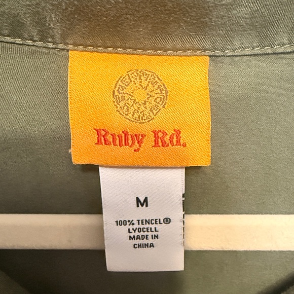 Ruby Rd. Olive Green Jacket - Picture 4 of 7